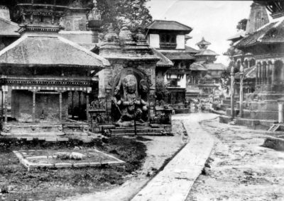 Kal Bhairab and surrounding 1870AD
One of the oldest photo of Basatapur Durbar Square